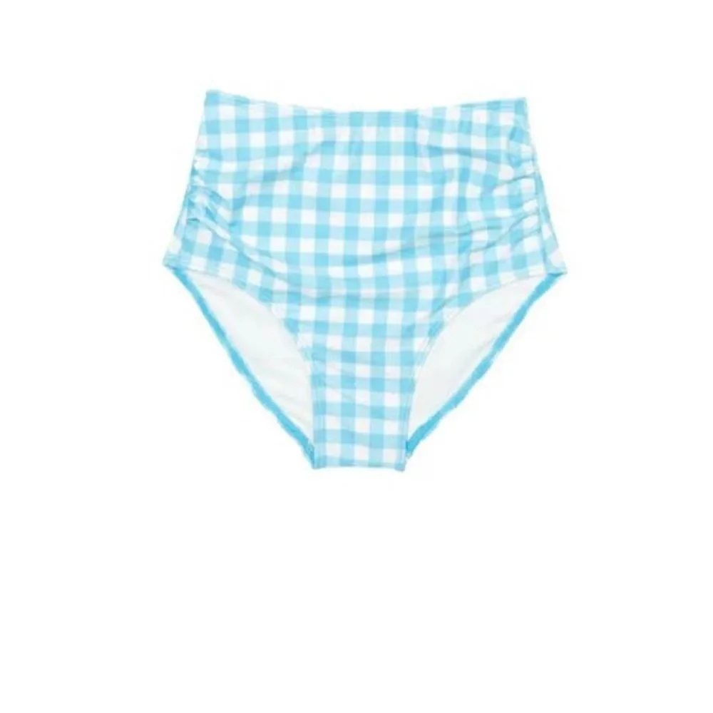 Tucker + Tate girls High Waisted Gingham Swim Bottoms Size 8 NWOT